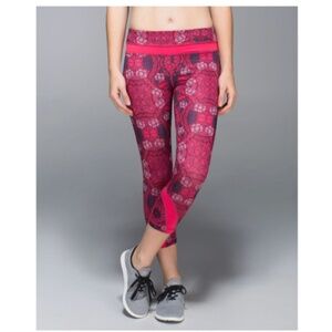 lululemon athletica Pink Patterned Leggings